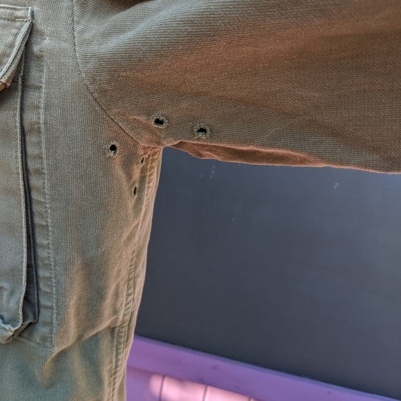 Vintage men's German military Field shirt jacket - Picture 4 of 8